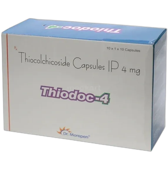 thiodoc 4mg tablet 10's